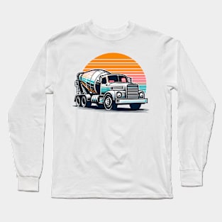 Concrete Mixer Truck Long Sleeve T-Shirt